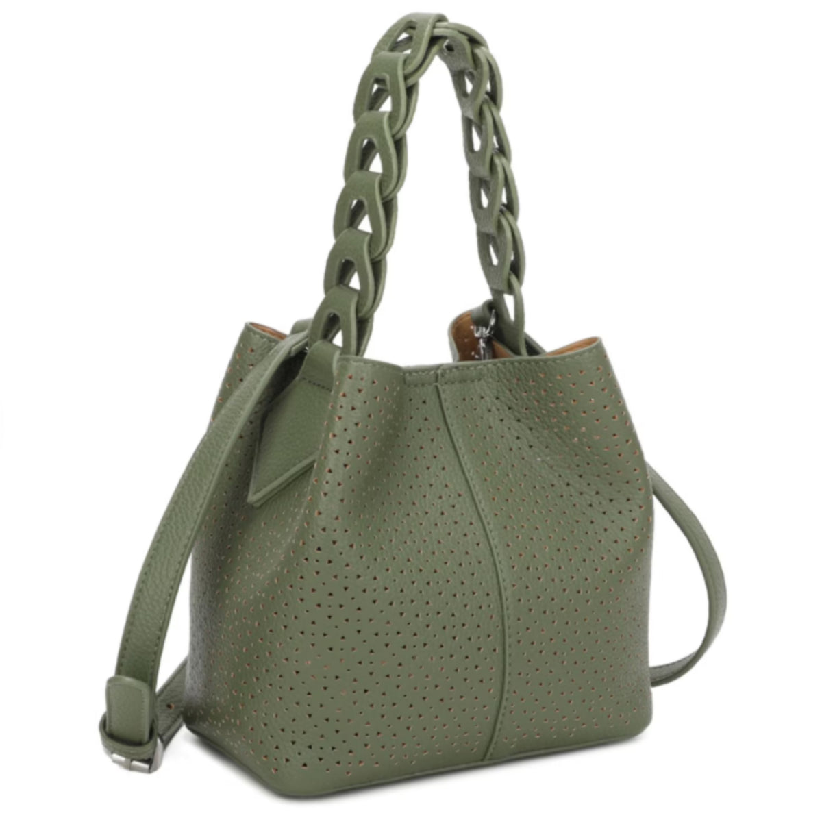 Sia Sage Green Bucket Bag
