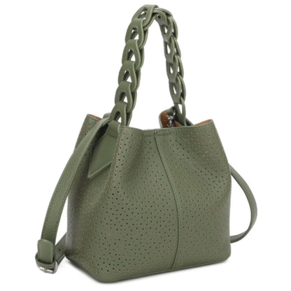 Sia Sage Green Bucket Bag