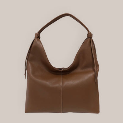 Alanis Brown Shoulder Leather Bag