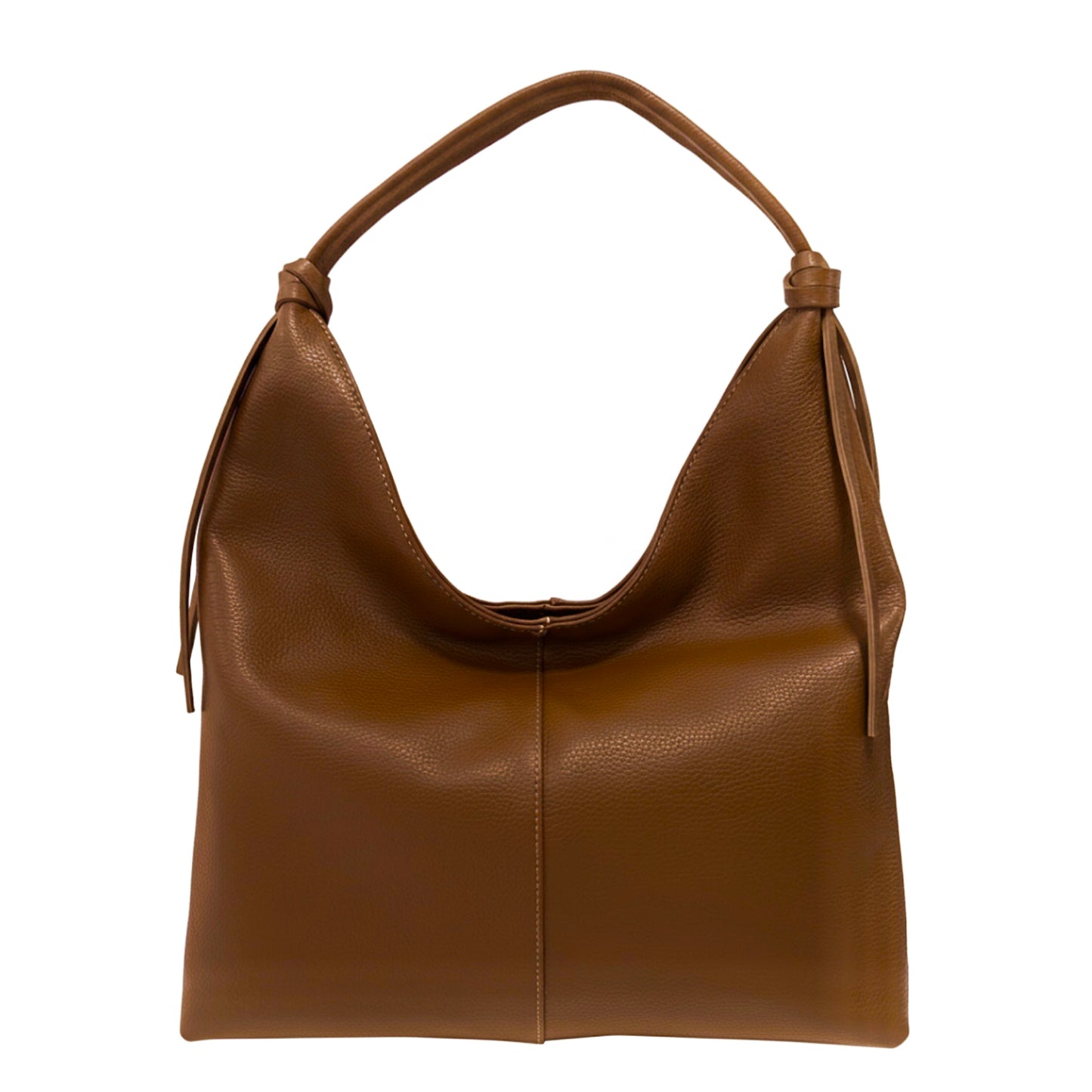 Alanis Brown Shoulder Leather Bag