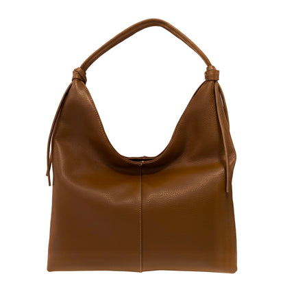 Alanis Brown Shoulder Leather Bag