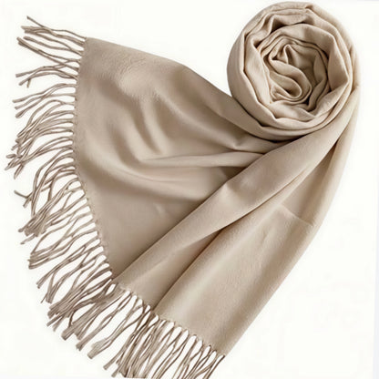 Beige Cashmere Shawl