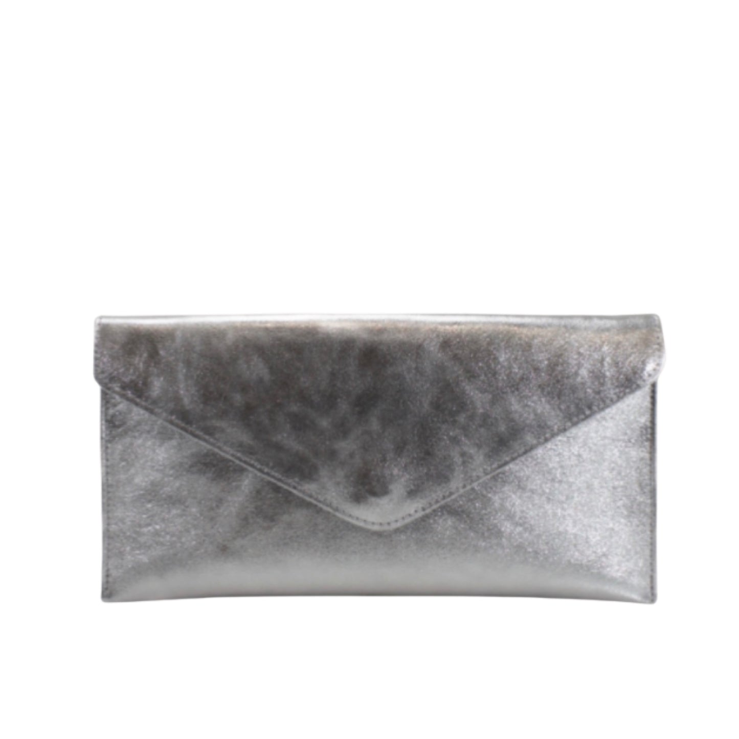 Maya Pewter Envelope Clutch Bag