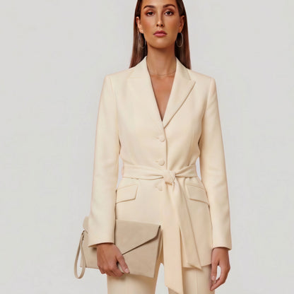 Chelsea Beige Envelope Clutch Bag