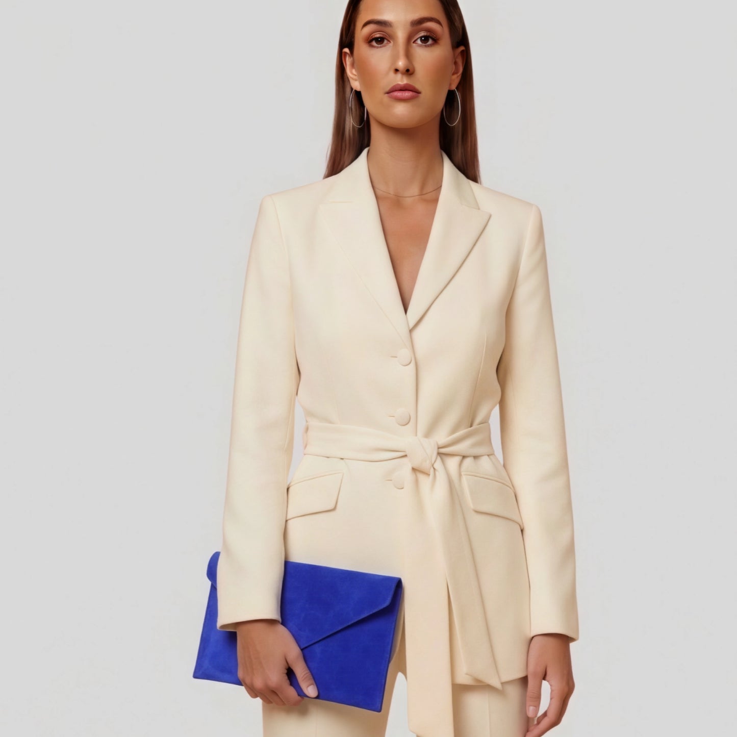 Chelsea Royal Blue Envelope Clutch Bag