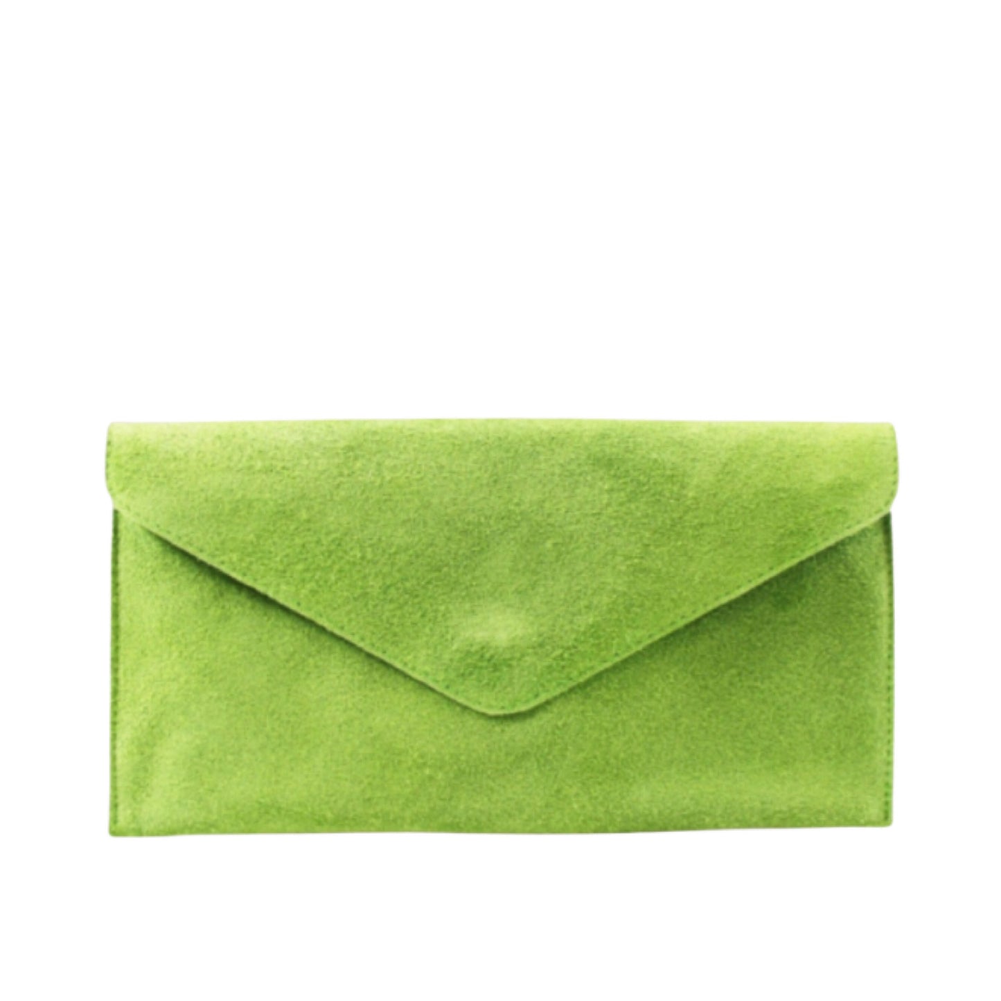 Chelsea Lime Green Envelope Clutch Bag
