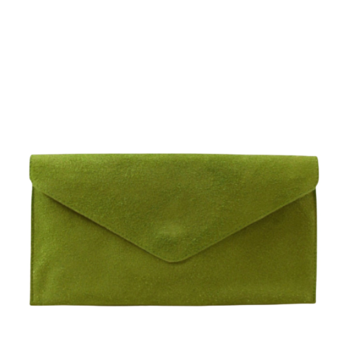 Chelsea Olive Green Envelope Clutch Bag