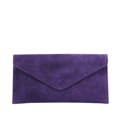 Chelsea Purple Envelope Clutch Bag