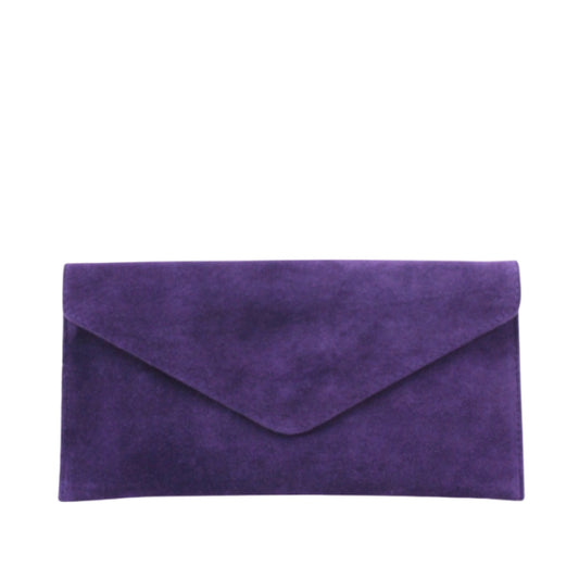 Chelsea Purple Envelope Clutch Bag