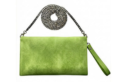 Chelsea Lime Green Envelope Clutch Bag