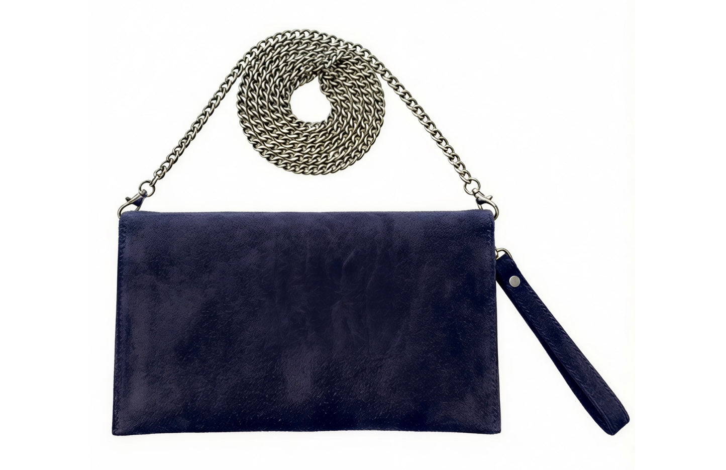 Chelsea Navy Envelope Clutch Bag