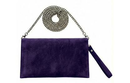 Chelsea Purple Envelope Clutch Bag