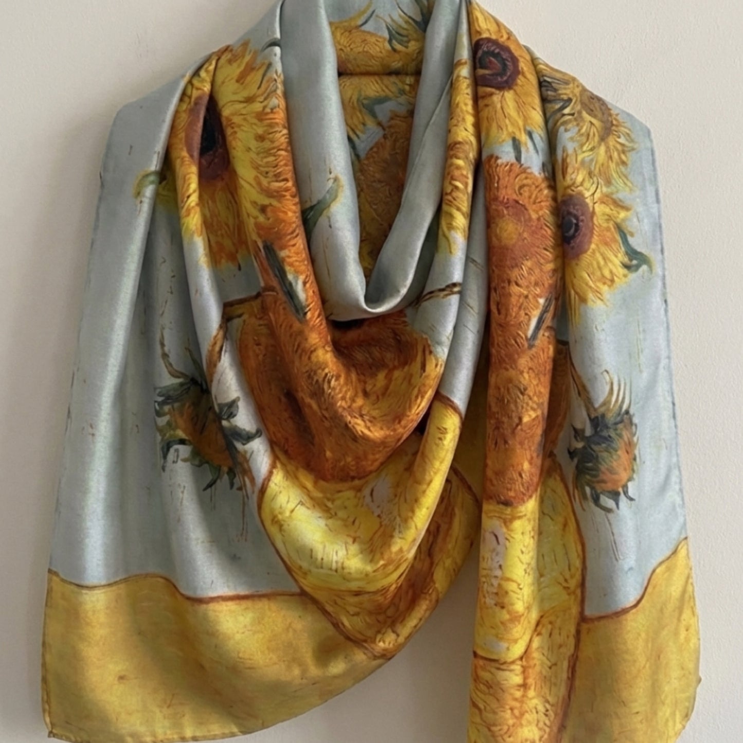 Van Gogh Sunflowers Silk Scarf
