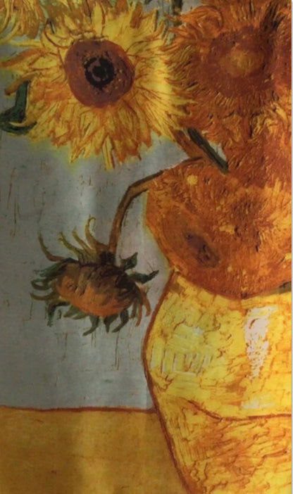 Van Gogh Sunflowers Silk Scarf
