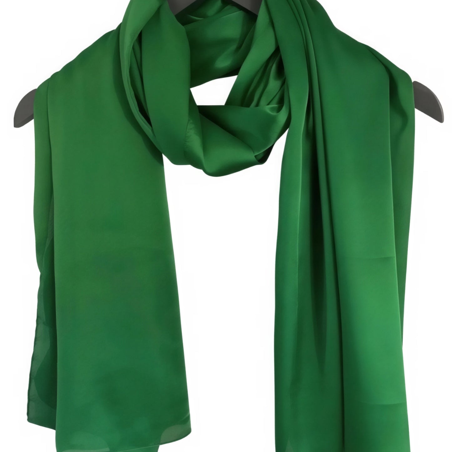 Emerald Green Silk Scarf