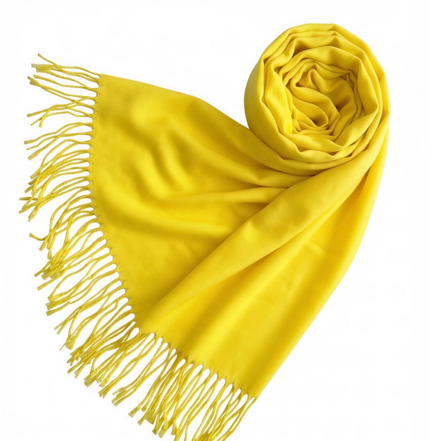 Yellow Cashmere Shawl