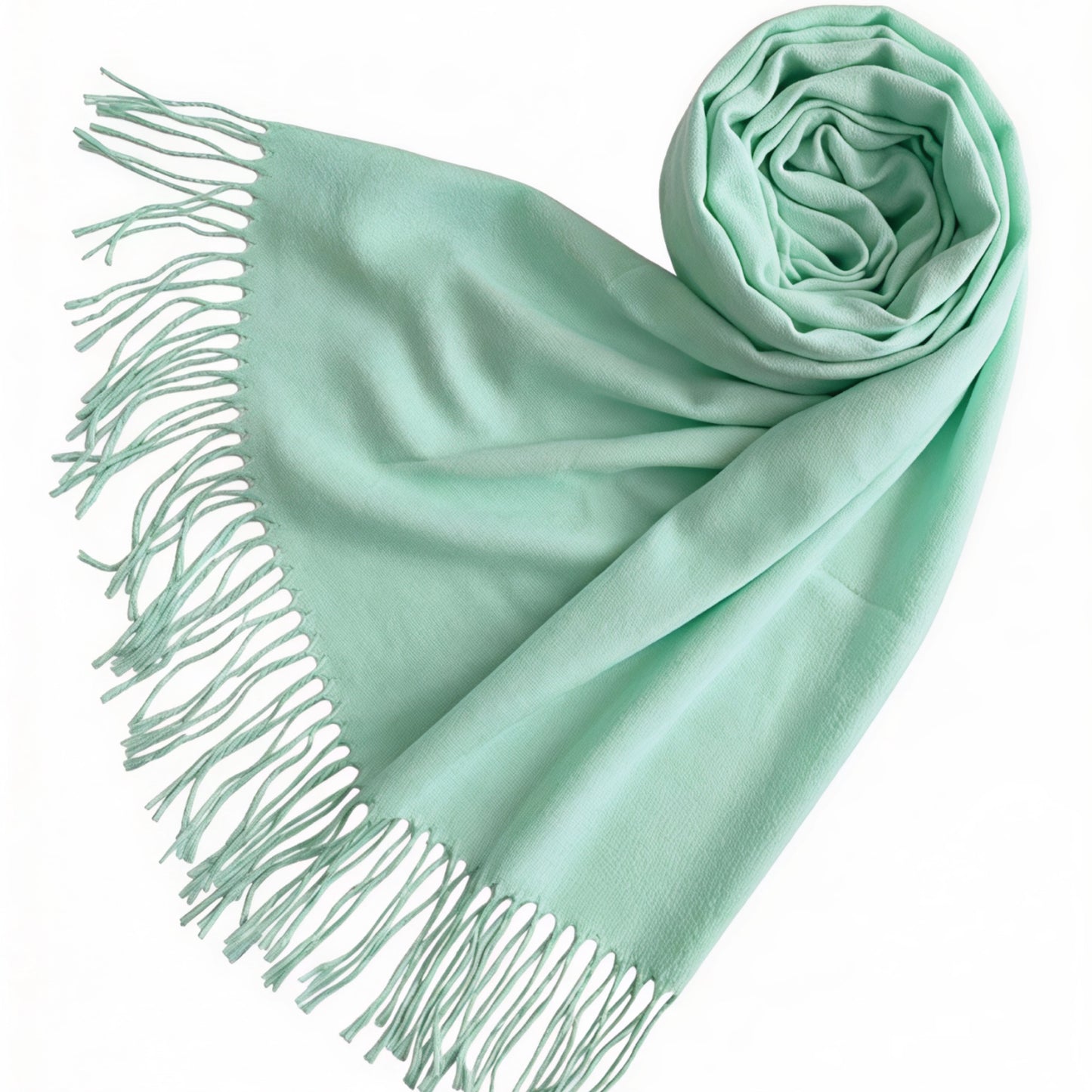 Mint Green Cashmere Shawl
