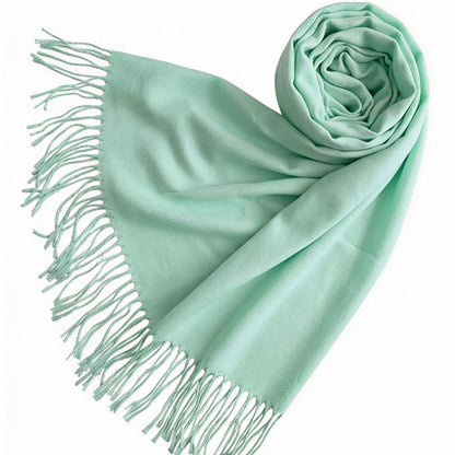 Mint Green Cashmere Shawl