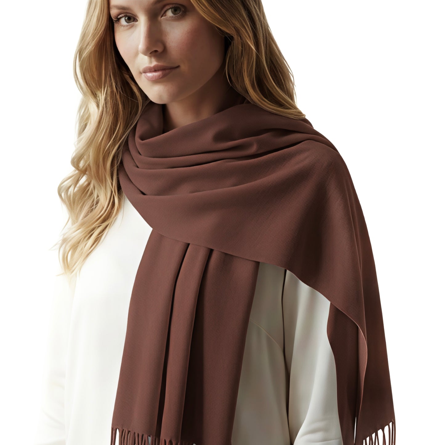 Brown Cashmere Shawl