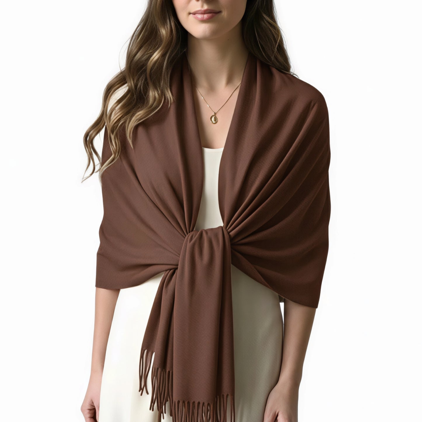 Brown Cashmere Shawl