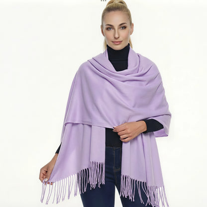 Lilac Cashmere Shawl