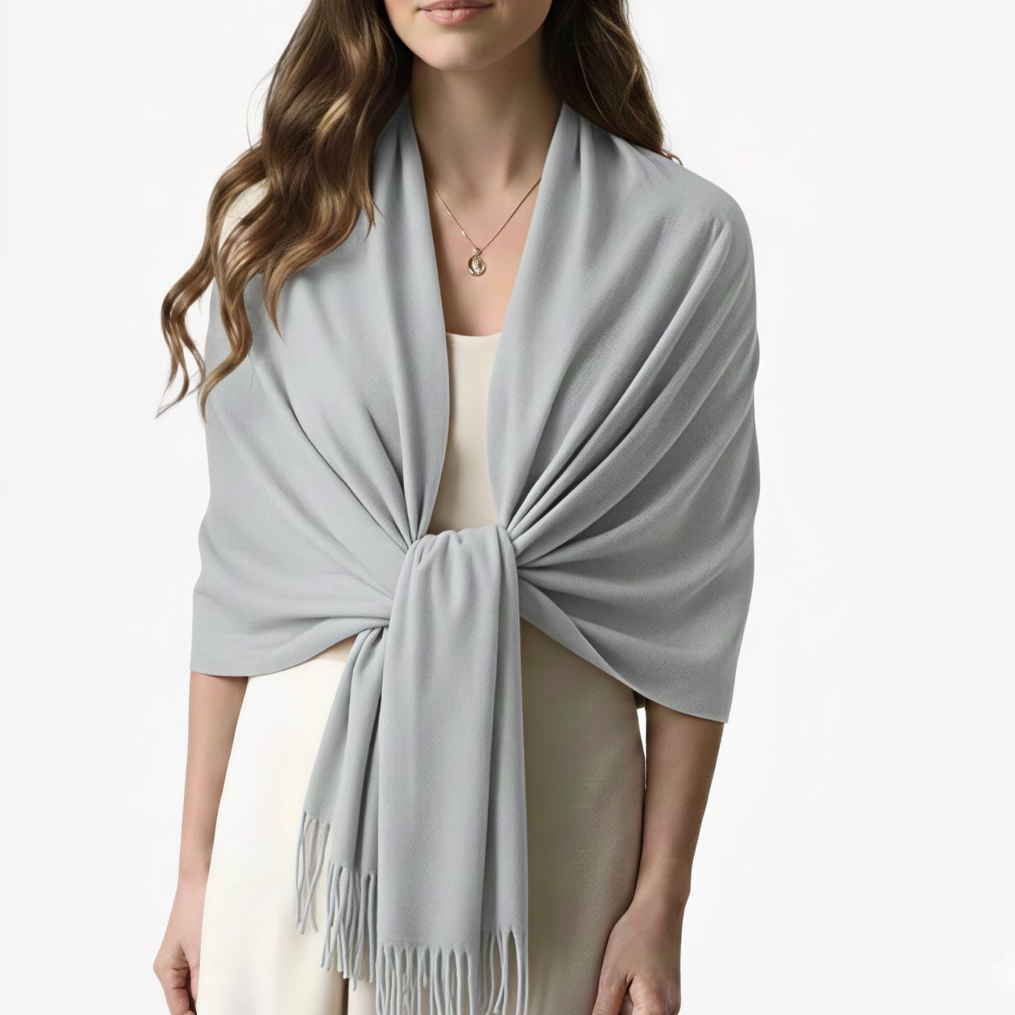Grey Cashmere Shawl