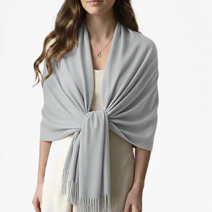 Grey Cashmere Shawl