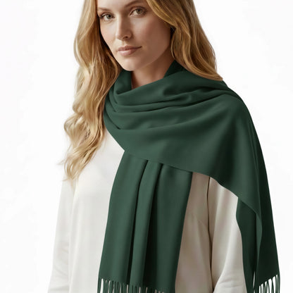 Green Cashmere Shawl