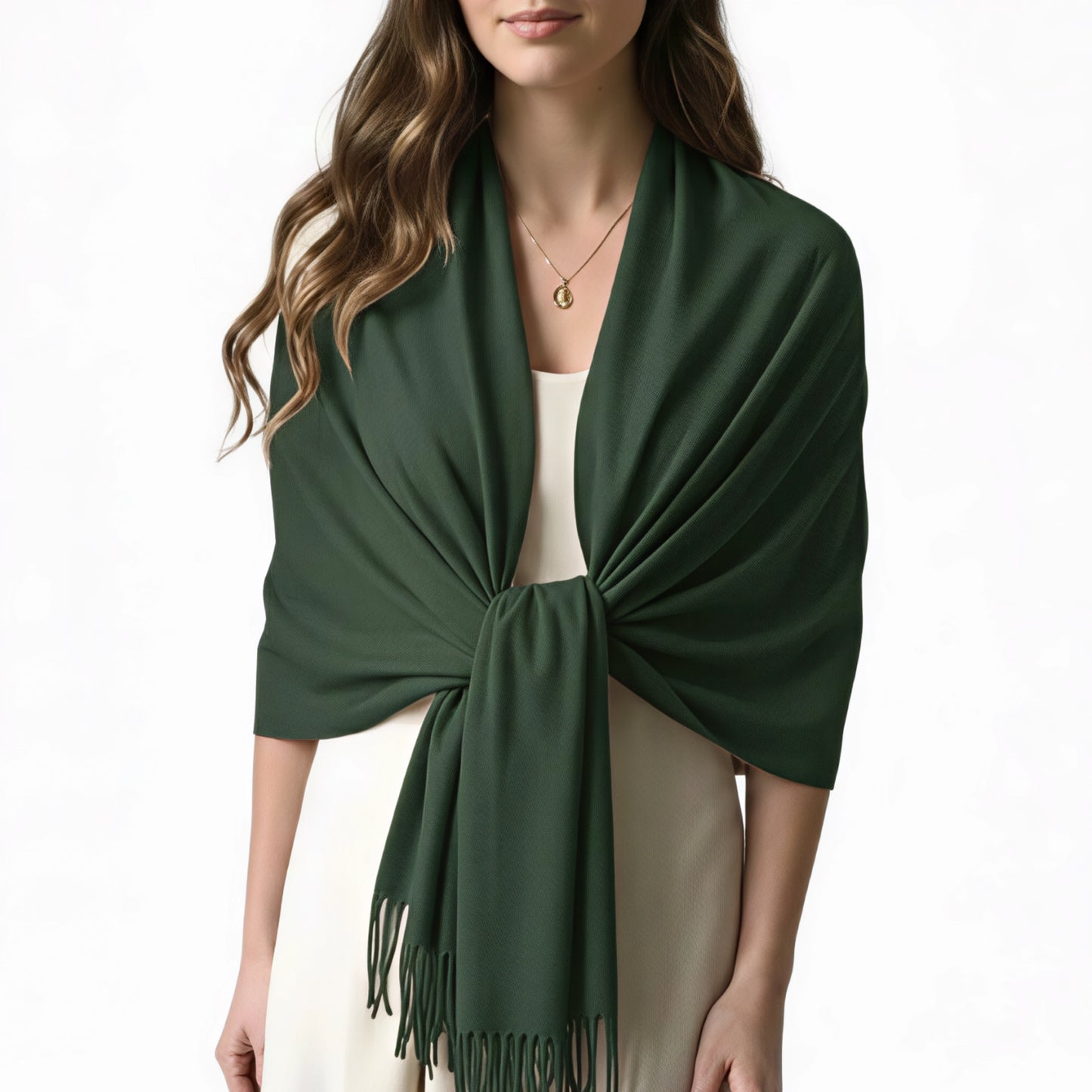 Green Cashmere Shawl