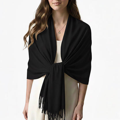 Black Cashmere Shawl