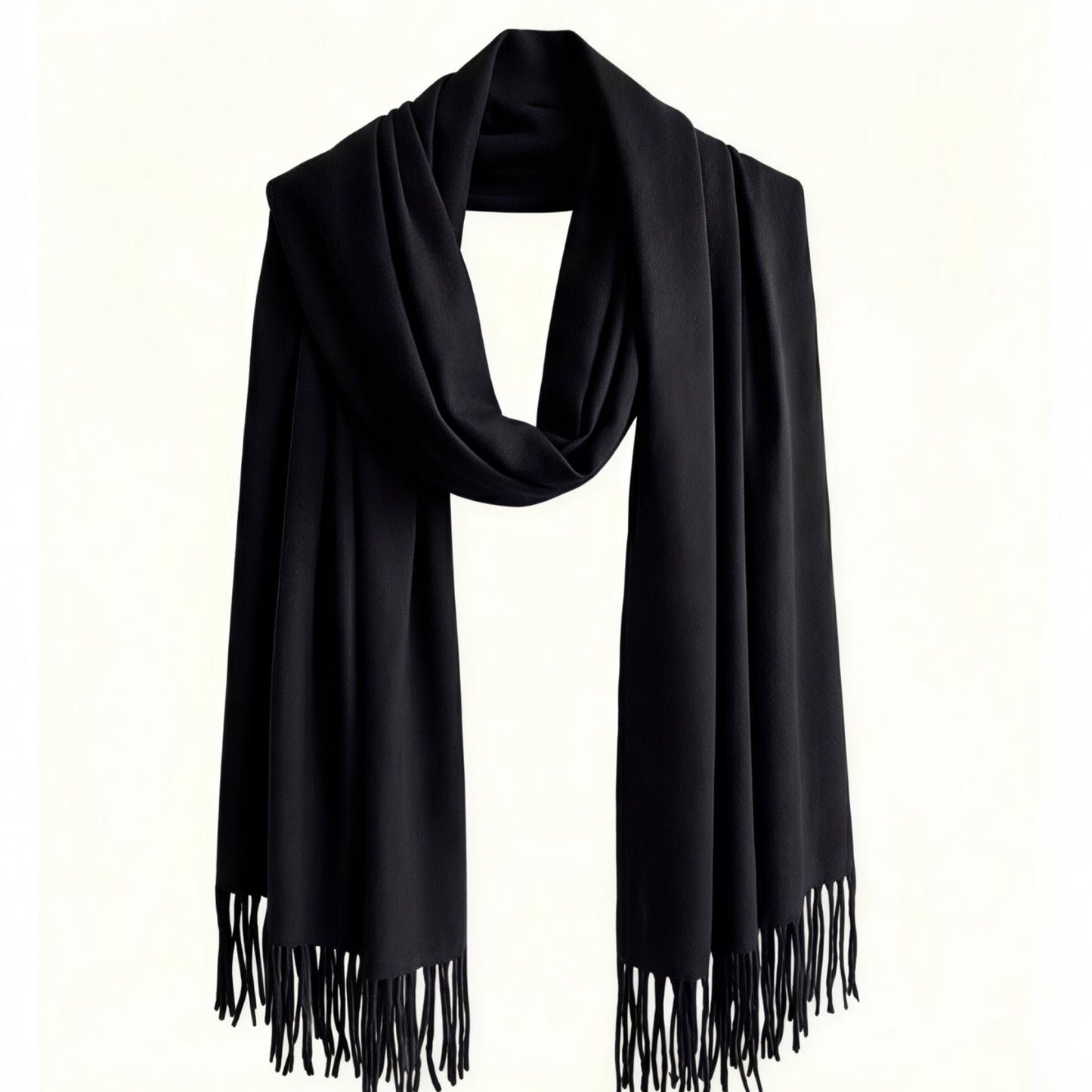 Black Cashmere Shawl