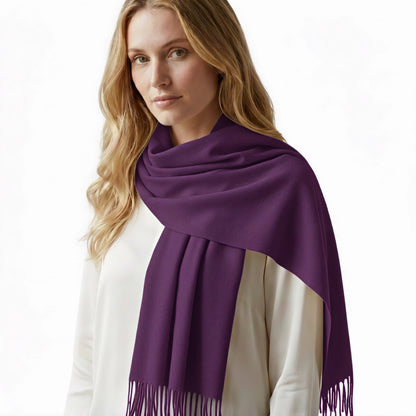Purple Cashmere Shawl