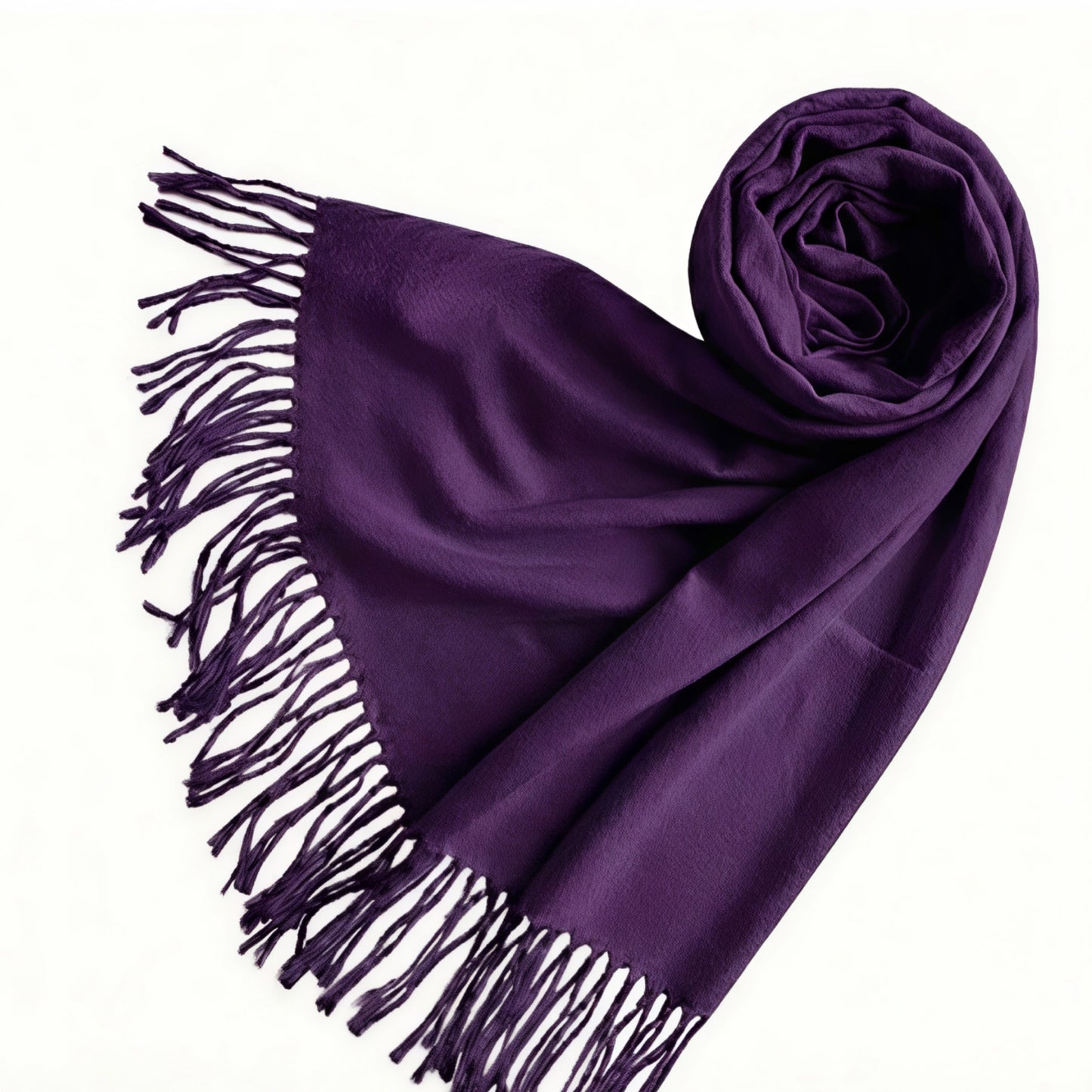 Purple Cashmere Shawl