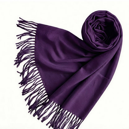Purple Cashmere Shawl
