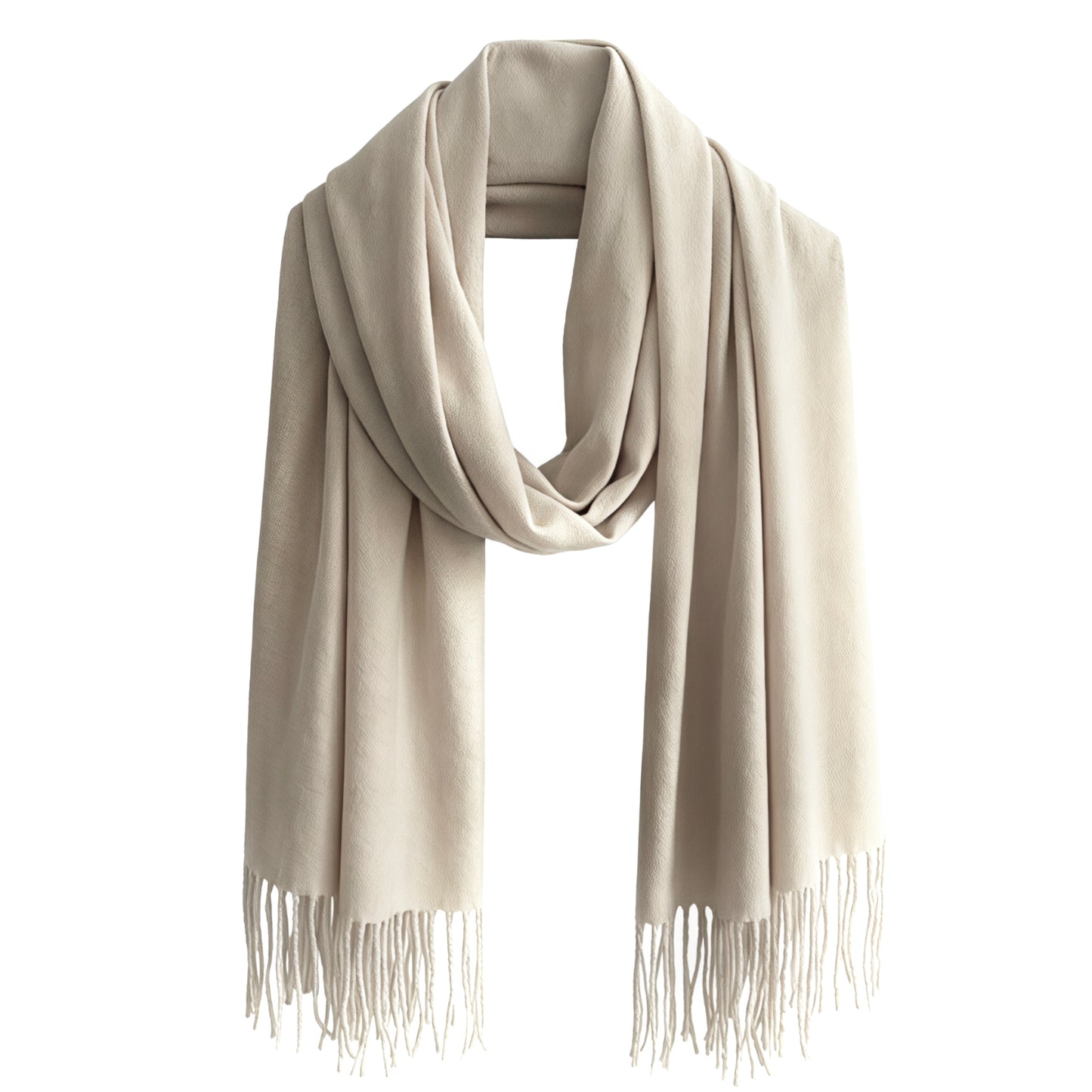 Beige Cashmere Shawl