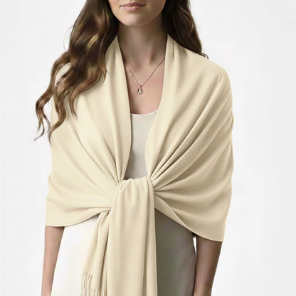 Cream Cashmere Shawl