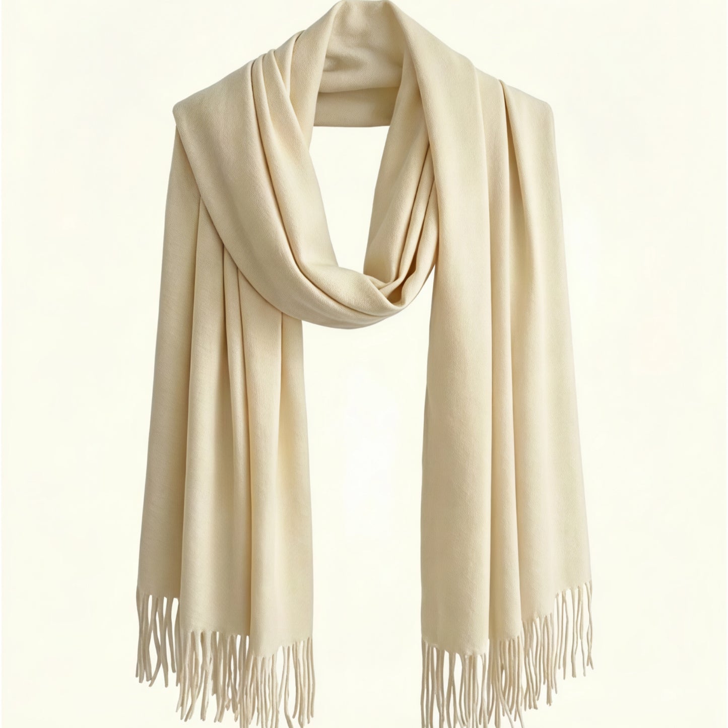 Cream Cashmere Shawl