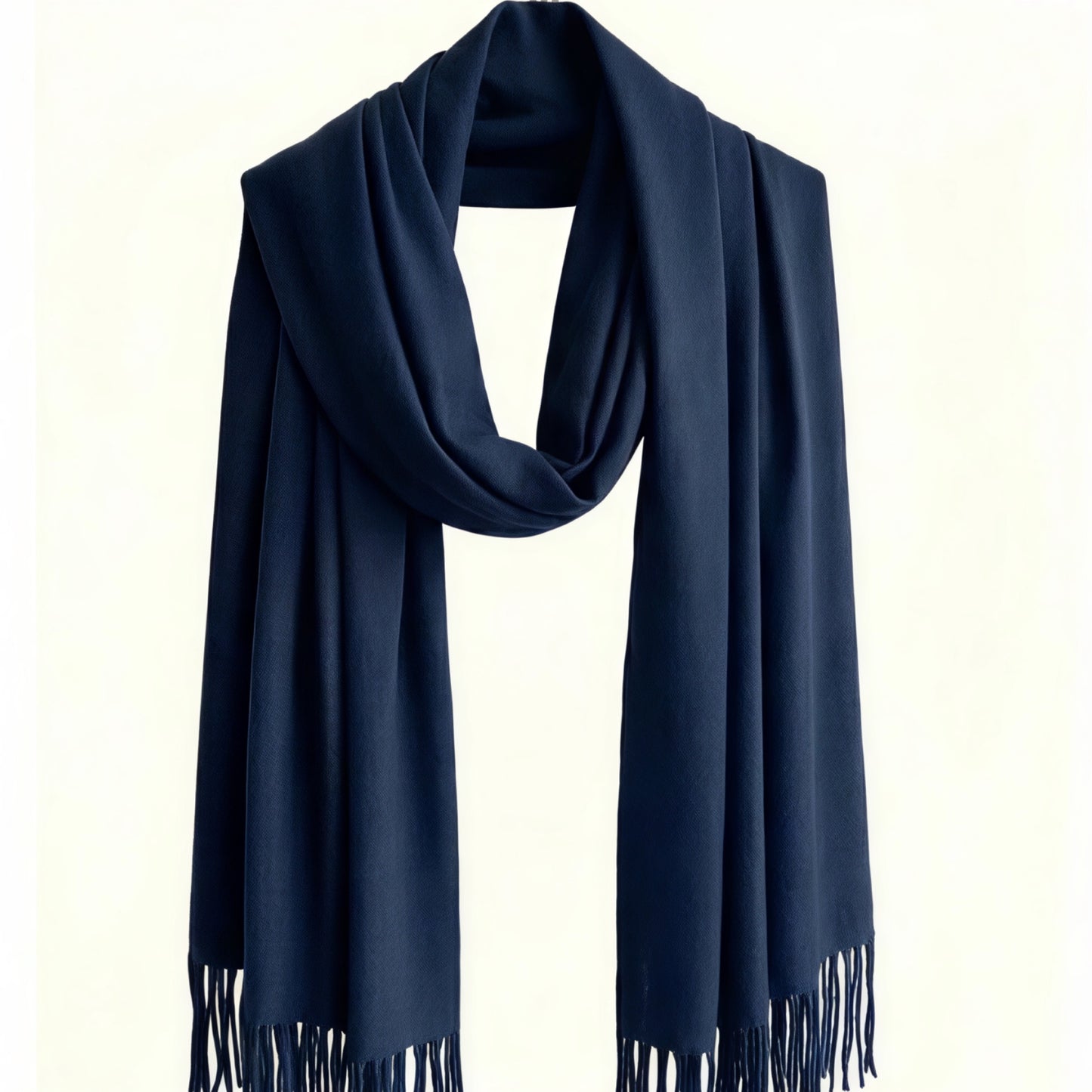 Navy Cashmere Shawl