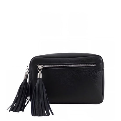 Bianca Black Leather Bag