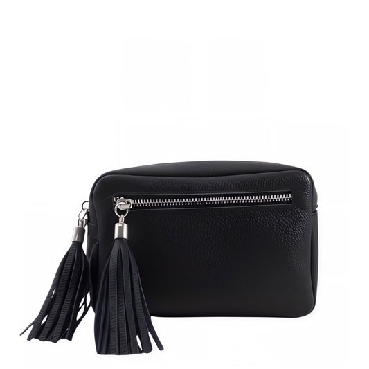 Bianca Black Leather Bag