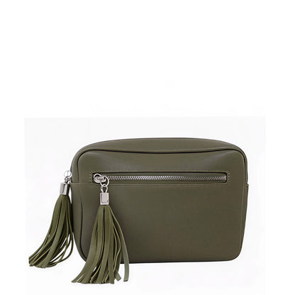 Bianca Olive Green Leather Bag