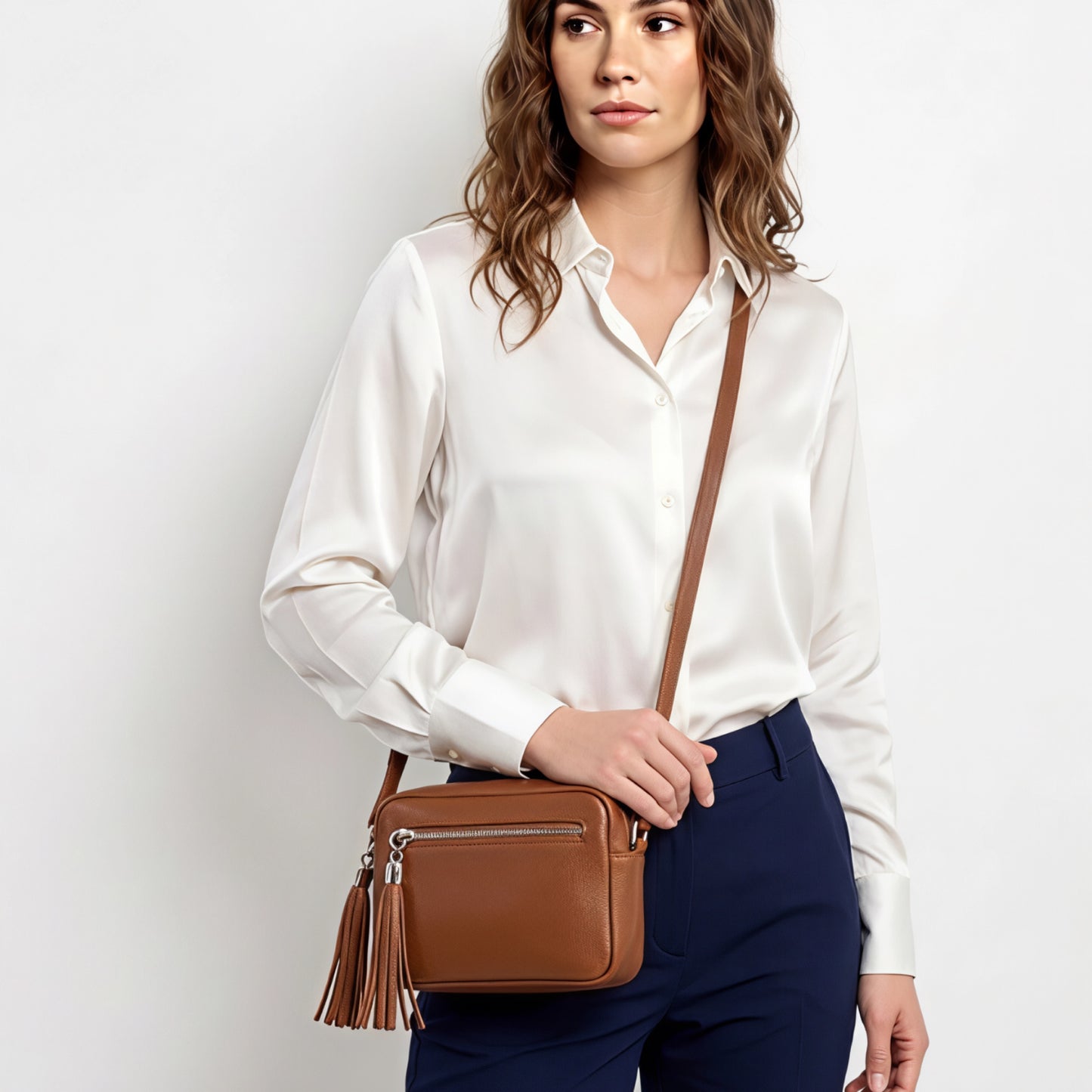 Bianca Tan Leather Bag