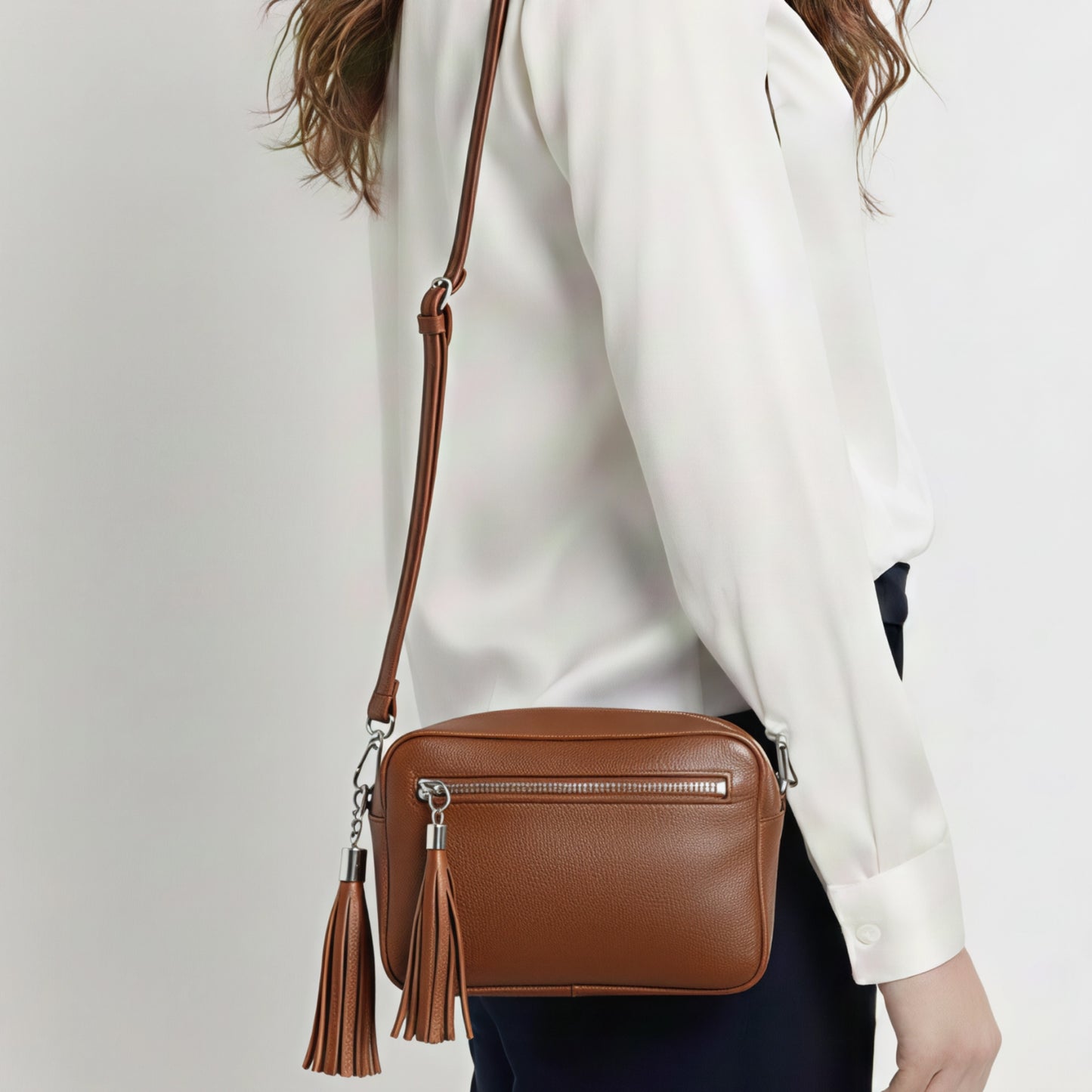 Bianca Tan Leather Bag