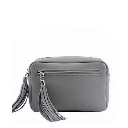 Bianca Grey Leather Bag