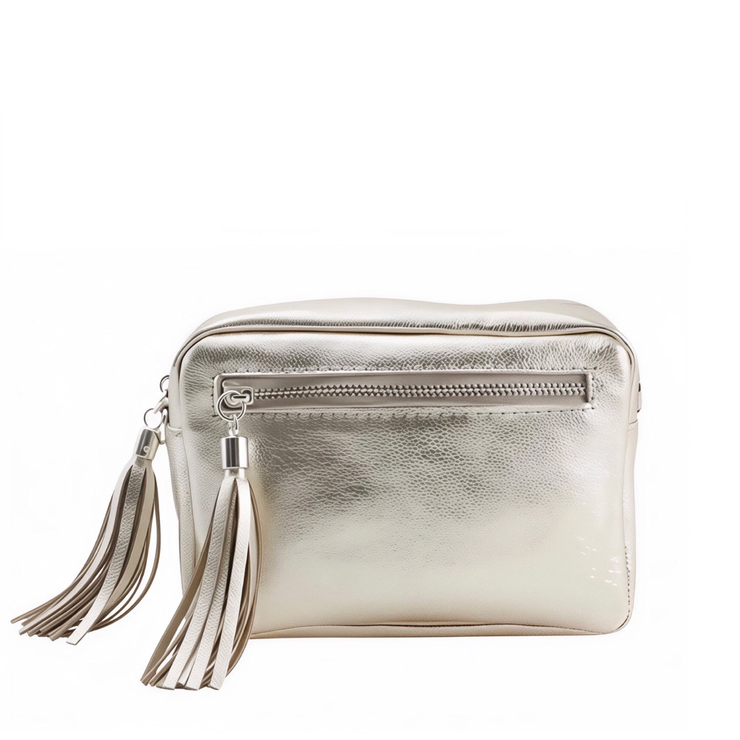 Bianca Gold Leather Bag