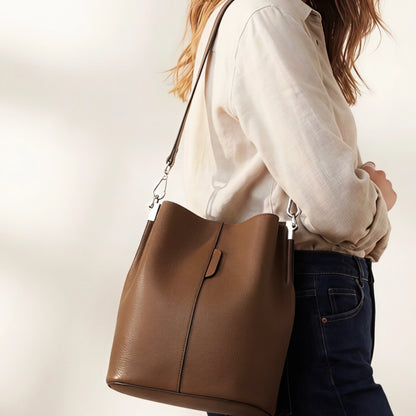 Erin Brown Leather Bag