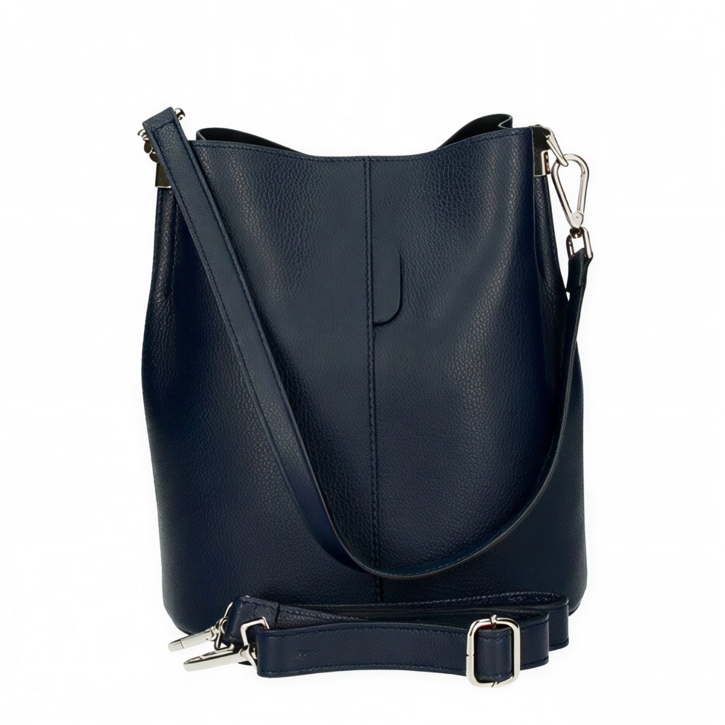 Erin Navy Leather Bag