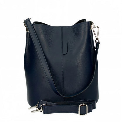 Erin Navy Leather Bag