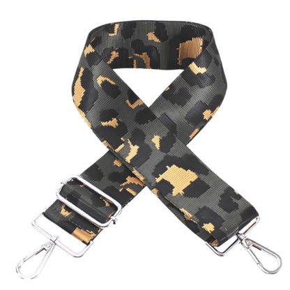 Black Animal Print Crossbody Bag Strap
