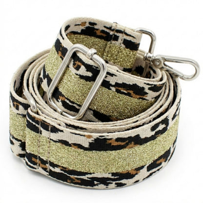 Cheetah Gold Crossbody Bag Strap